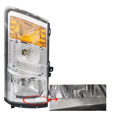 12V/24V 組み合わせたヘッドライト HOWO 軽トラック 梱包 詳細 標準またはカスタム