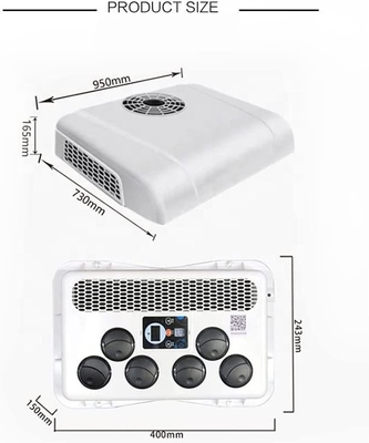 電気エアコン 24V オーバーヘッドモーター 2600W 電力